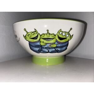 Rae Dunn Toy Story Bowl The Claw “ Claaaw “ Disney Pixar Aliens Green Men NEW